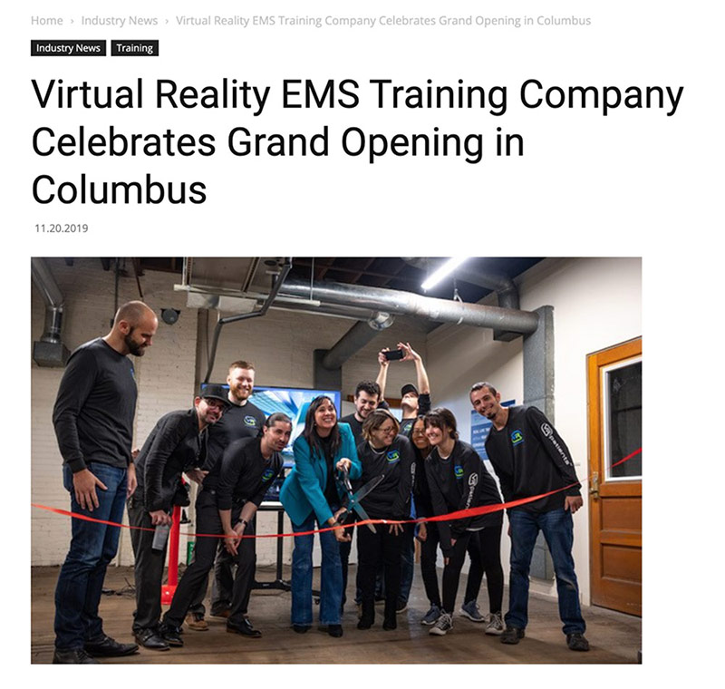 Virtual Reality EMS Training Company Celebrates Grand Opening in Columbus