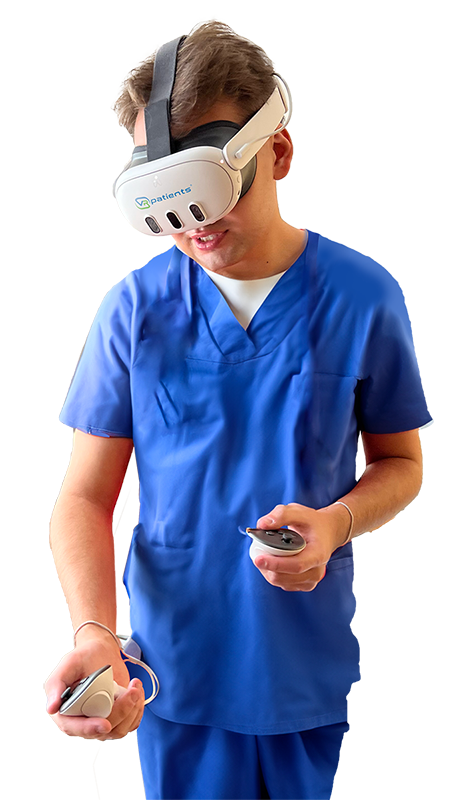 EXPERIENCE VRpatients™ WITH YOUR PERSONAL META QUEST HEADSET – FREE!